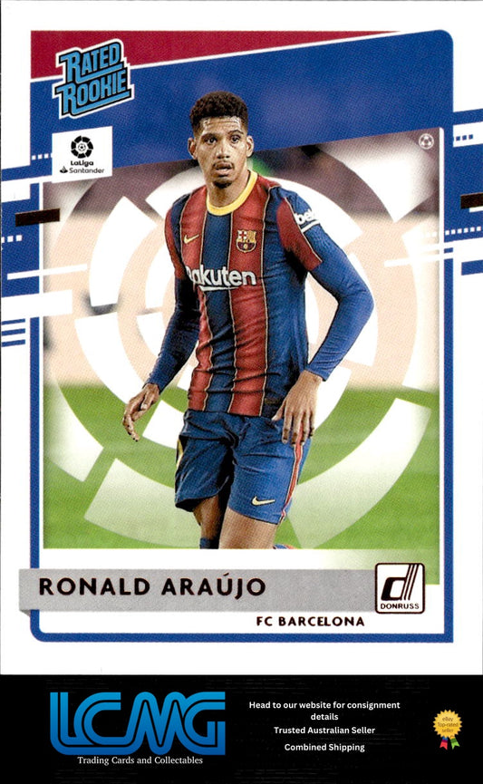 2020-21 Panini Chronicles: Donruss Rated Rookies La Liga #10 Ronald Araujo
