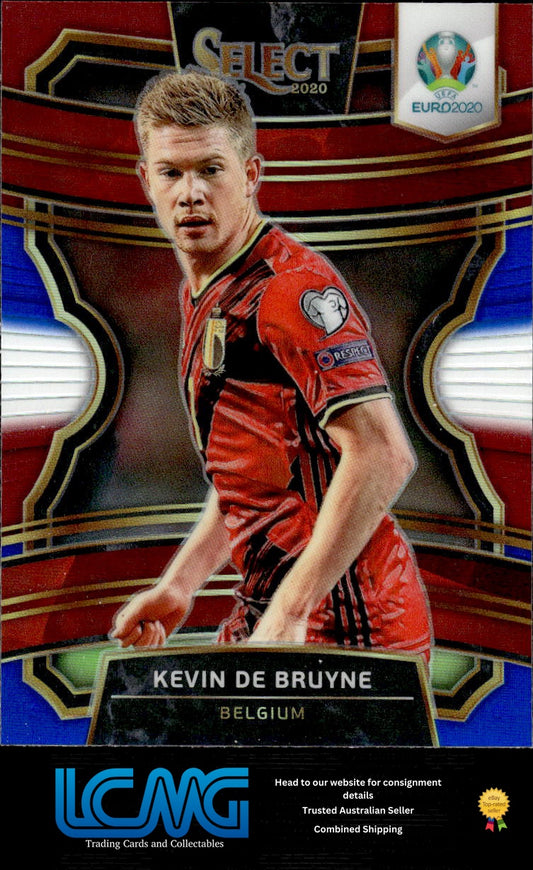 2020 Panini Select UEFA Euro #27 Kevin De Bruyne Tri-Color Prizm