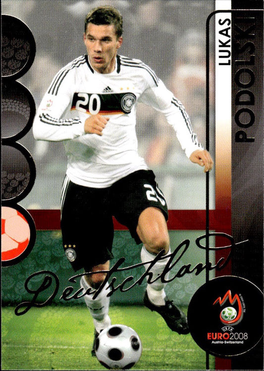 2008 Panini UEFA Euro 2008 Austria-Switzerland #40 Lukas Podolski