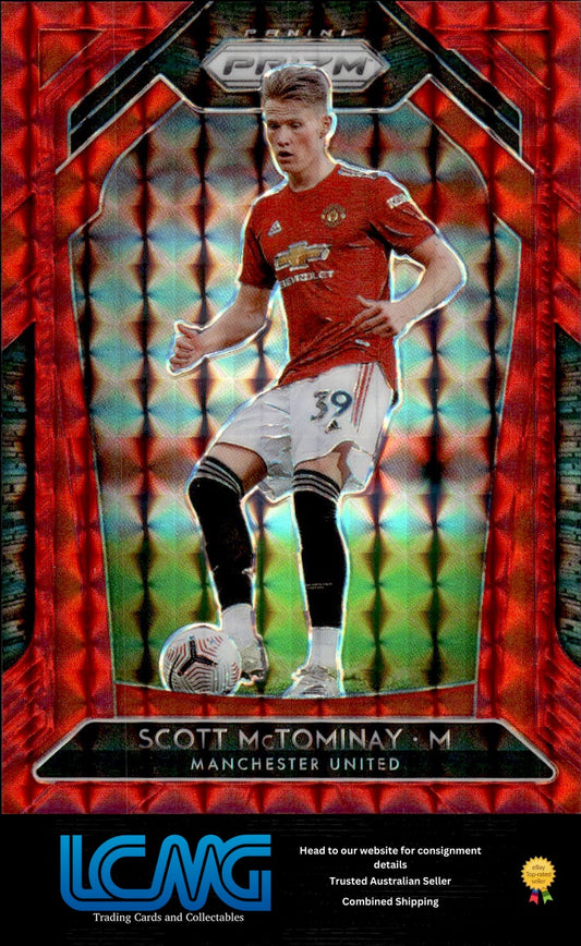 2020-21 Panini Prizm Premier League #7 Scott McTominay Red Mosaic Prizm #/159
