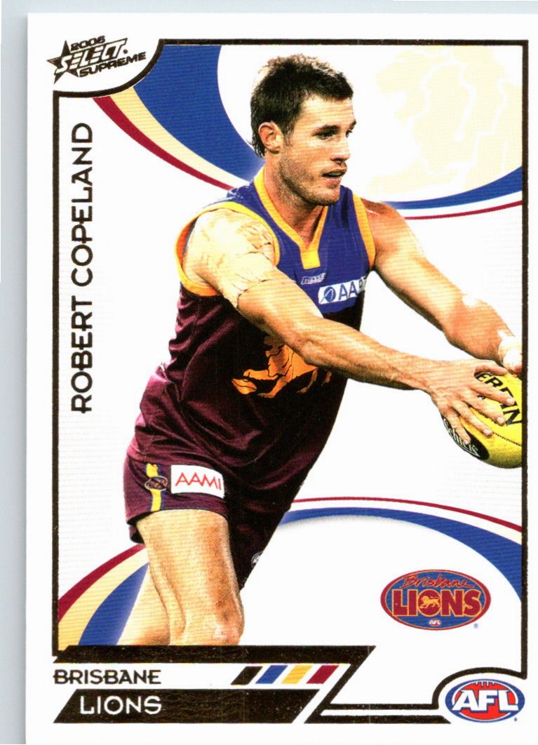 ROBERT COPELAND #22 2006 Select AFL Supreme