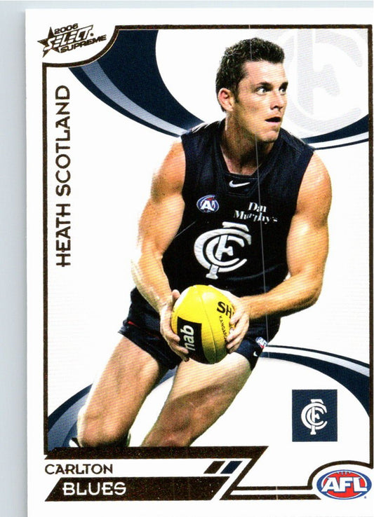 HEATH SCOTLAND #30 2006 Select AFL Supreme