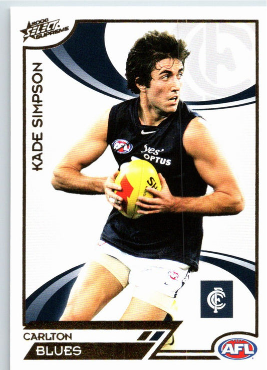KADE SIMPSON #31 2006 Select AFL Supreme
