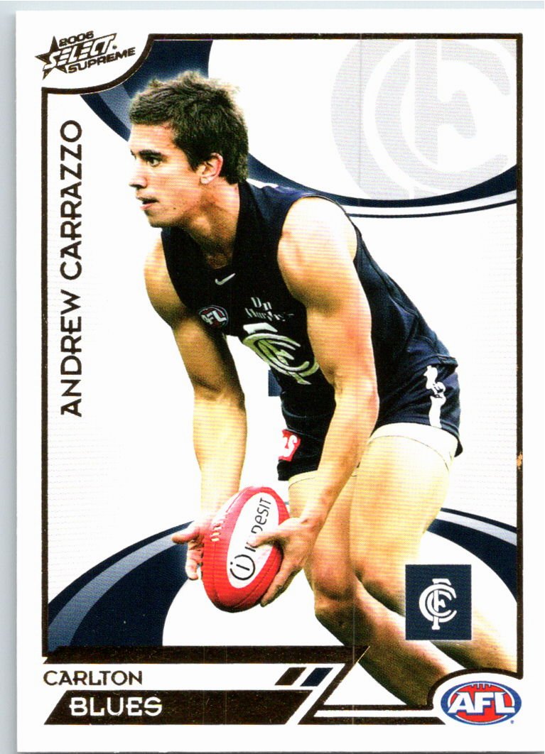 ANDREW CARRAZZO #32 2006 Select AFL Supreme