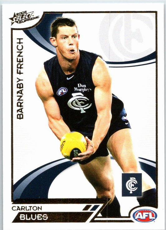 BARNABY FRENCH #34 2006 Select AFL Supreme