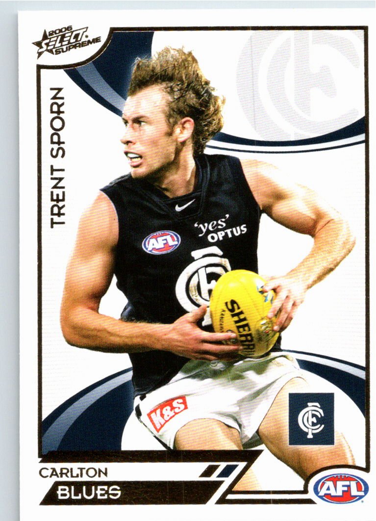 TRENT SPORN #37 2006 Select AFL Supreme