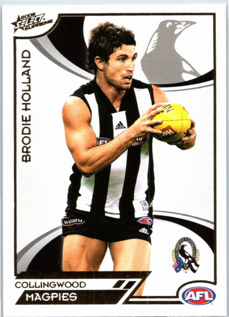 BRODIE HOLLAND #41 2006 Select AFL Supreme