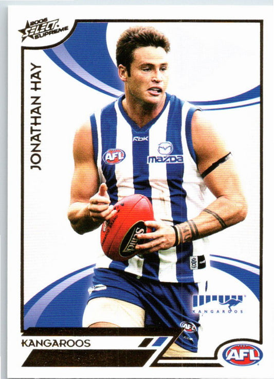 JONATHAN HAY #108 2006 Select AFL Supreme