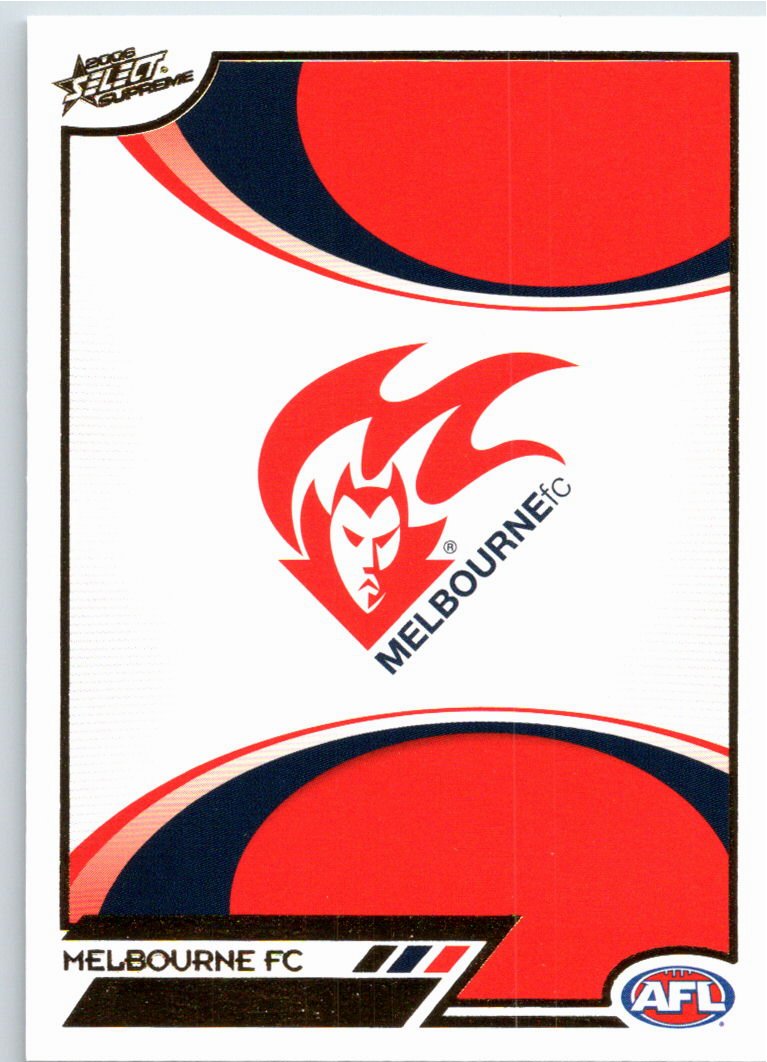 MELBOURNE LOGO #111 2006 Select AFL Supreme