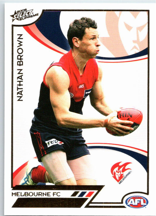 NATHAN BROWN #114 2006 Select AFL Supreme