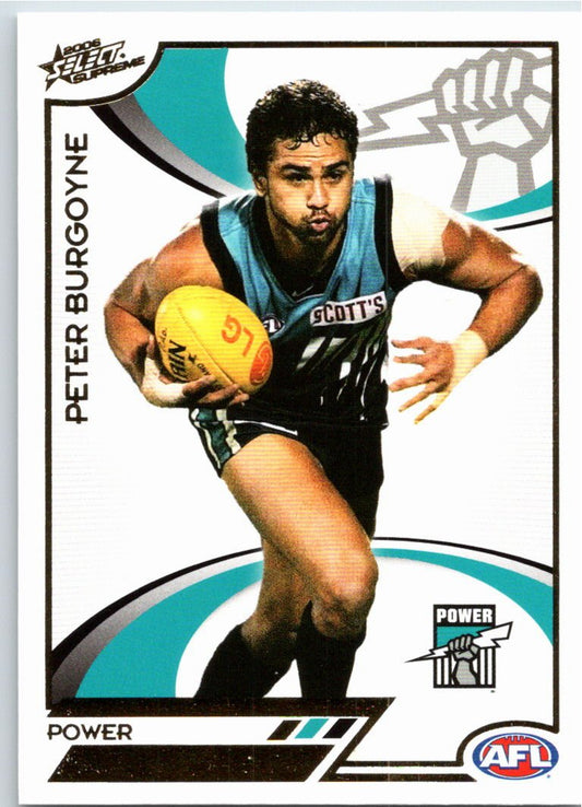 PETER BURGOYNE #124 2006 Select AFL Supreme