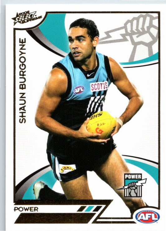 SHAUN BURGOYNE #125 2006 Select AFL Supreme