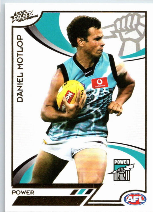 DANIEL MOTLOP #128 2006 Select AFL Supreme