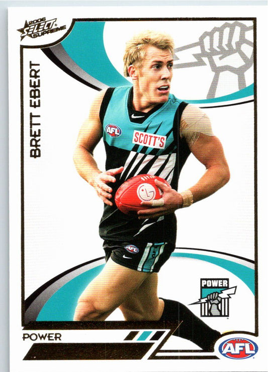 BRETT EBERT #130 2006 Select AFL Supreme