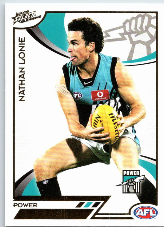NATHAN LONIE #131 2006 Select AFL Supreme