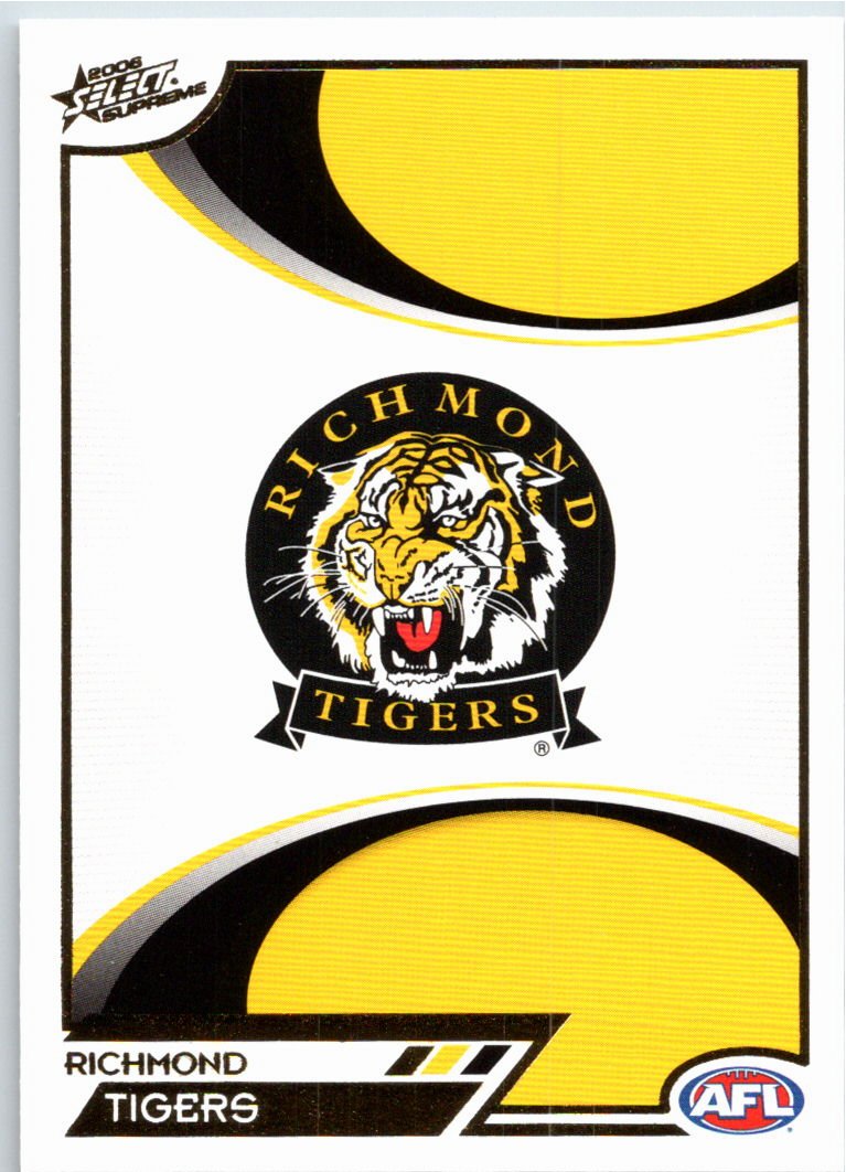 RICHMOND LOGO #135 2006 Select AFL Supreme