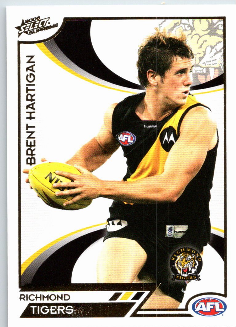 BRENT HARTIGAN #138 2006 Select AFL Supreme