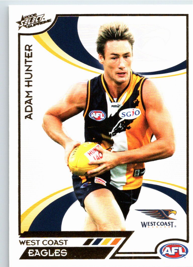 ADAM HUNTER #173 2006 Select AFL Supreme