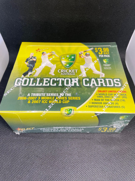2007-08 Select Cricket Trading Card Series Factory Box (32 Packs)