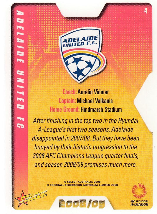 Adelaide United FC Team Set - 14 Cards