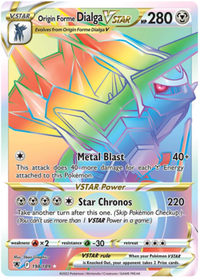 Origin Forme Dialga VSTAR 198/189 Astral Radiance