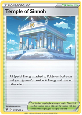 Temple of Sinnoh 155/189 Astral Radiance