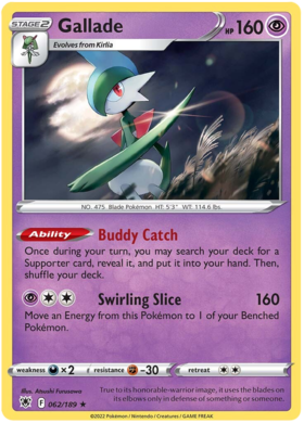 Gallade 062/189 Astral Radiance
