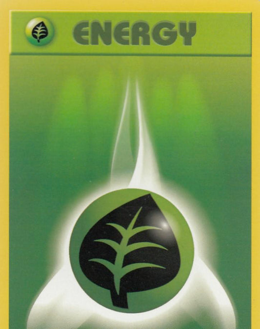 Grass Energy 99/102 Base Set Unlimited Common