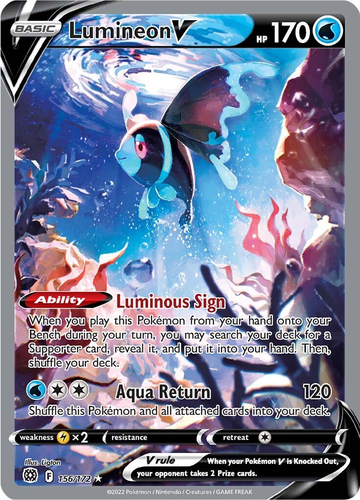 Lumineon V (Alternate Full Art) 156/172