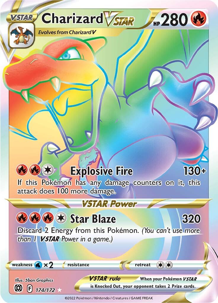 Charizard VSTAR (Secret) 174/172 brilliant-stars-174