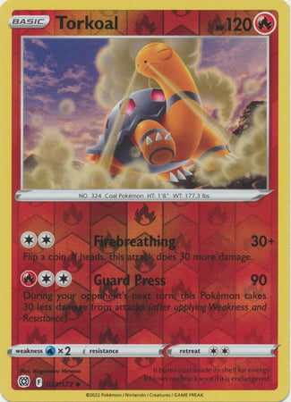 Torkoal 023/172 Reverse Holo brilliant-stars-rh-17