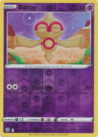 Baltoy 058/172 Reverse Holo brilliant-stars-rh-45