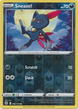 Sneasel 086/172 Reverse Holo brilliant-stars-rh-69