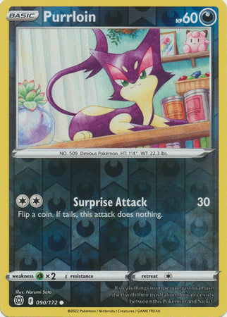 Purrloin 090/172 Reverse Holo brilliant-stars-rh-72