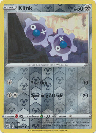 Klink 102/172 Reverse Holo brilliant-stars-rh-81