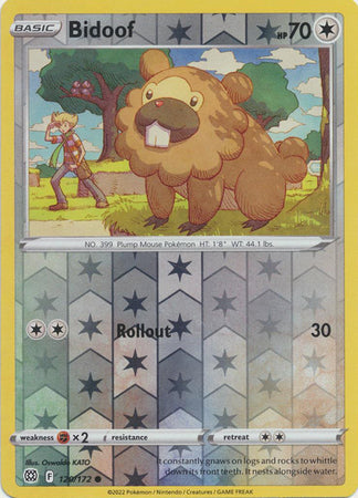 Bidoof 120/172 Reverse Holo brilliant-stars-rh-96