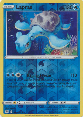 Lapras 031/172 Reverse Holo brilliant-stars-rh-22