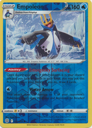 Empoleon 037/172 Reverse Holo brilliant-stars-rh-28