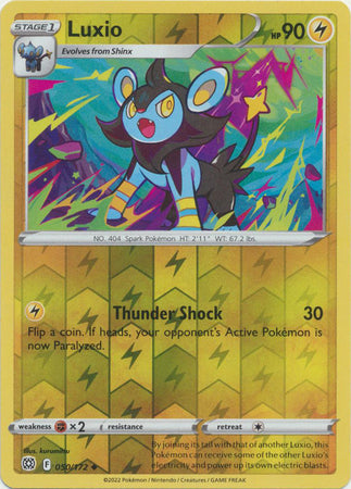 Luxio 050/172 Reverse Holo brilliant-stars-rh-38