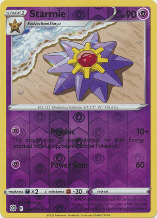 Starmie 055/172 Reverse Holo brilliant-stars-rh-43
