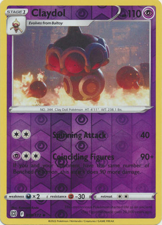 Claydol 059/172 Reverse Holo brilliant-stars-rh-46