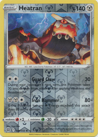 Heatran 100/172 Reverse Holo brilliant-stars-rh-79