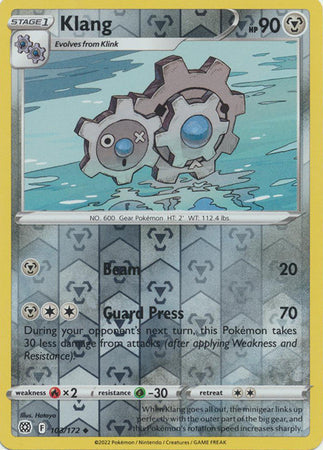 Klang 103/172 Reverse Holo brilliant-stars-rh-82