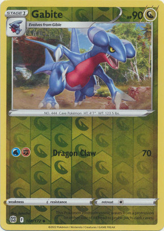 Gabite 108/172 Reverse Holo brilliant-stars-rh-85