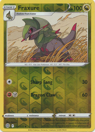 Fraxure 111/172 Reverse Holo brilliant-stars-rh-88