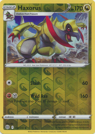 Haxorus 112/172 Reverse Holo brilliant-stars-rh-89