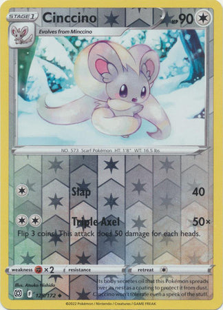 Cinccino 125/172 Reverse Holo brilliant-stars-rh-99