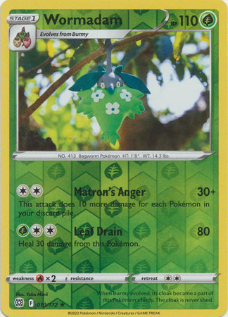 Wormadam (10) 010/172 Reverse Holo brilliant-stars-rh-10