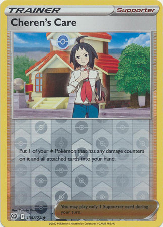 Cheren's Care 134/172 Reverse Holo brilliant-stars-rh-107