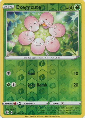 Exeggcute 001/172 Reverse Holo brilliant-stars-rh-1